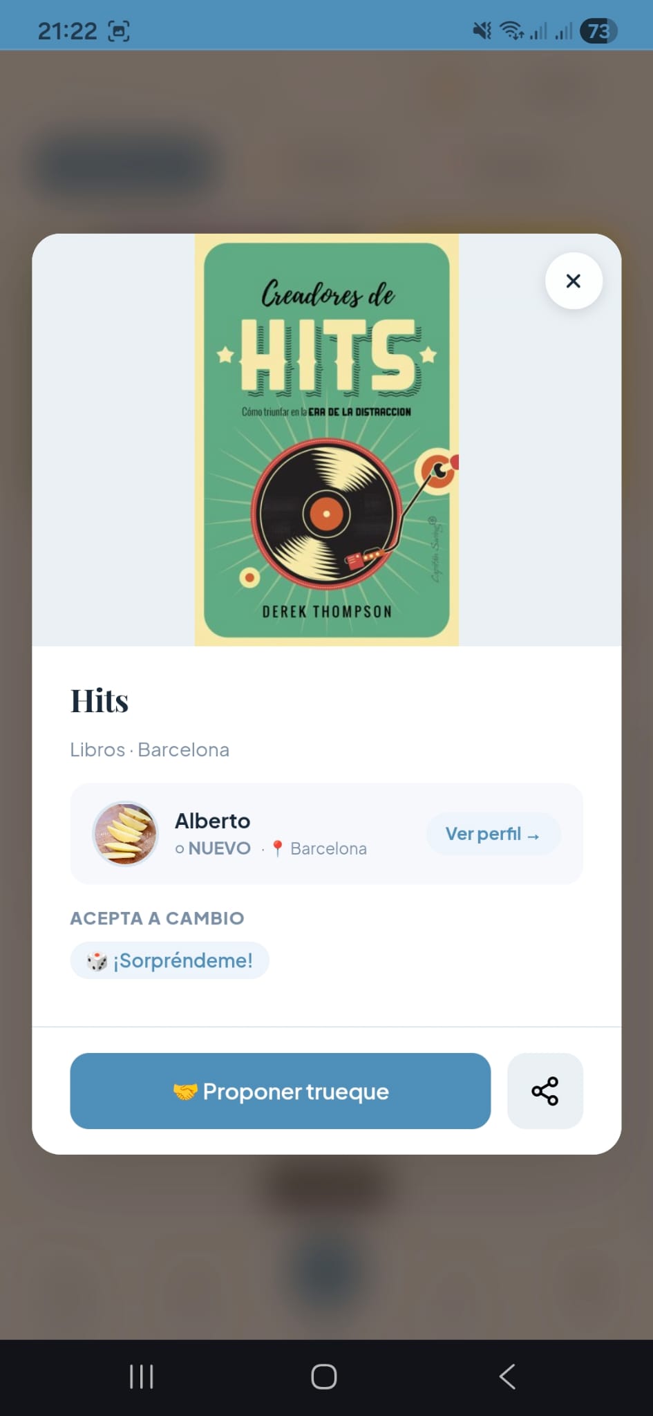 Detalle de objeto